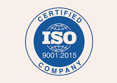 ISO 9001:2015 Certified Company