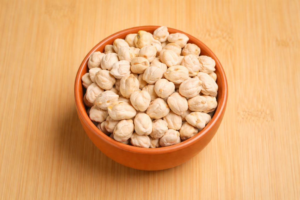 Large white chickpeas batch