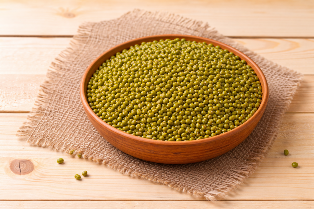 Clean mung beans batch