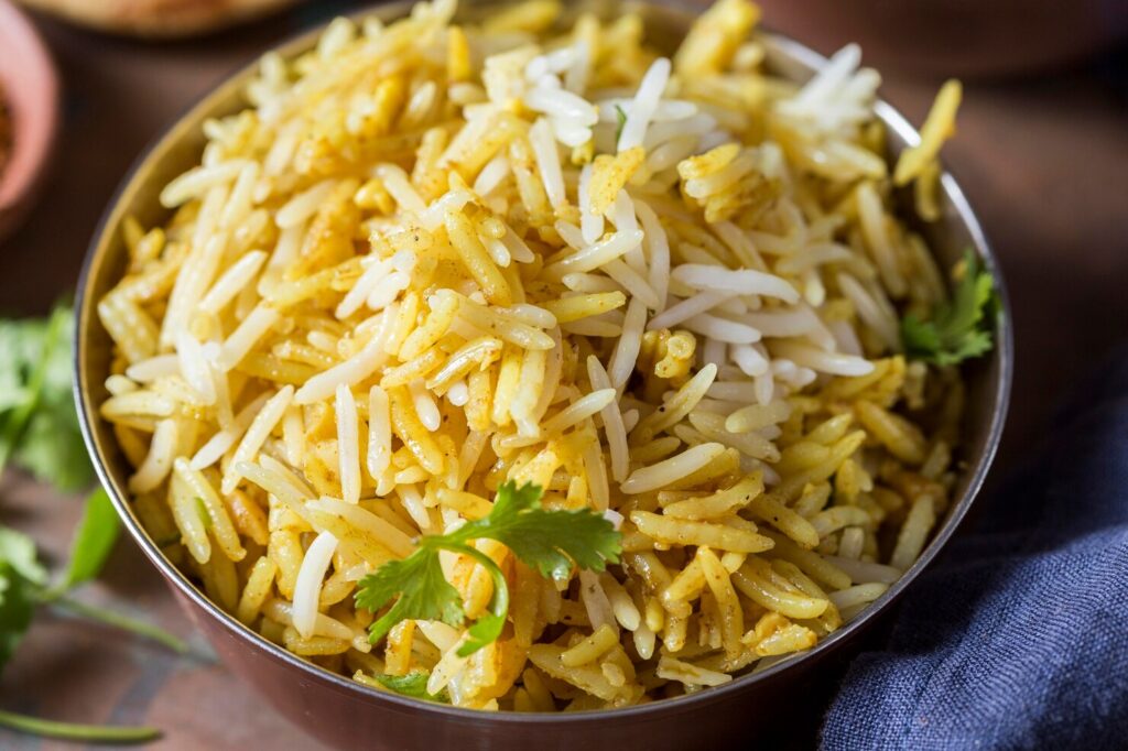 Golden long grain rice batch