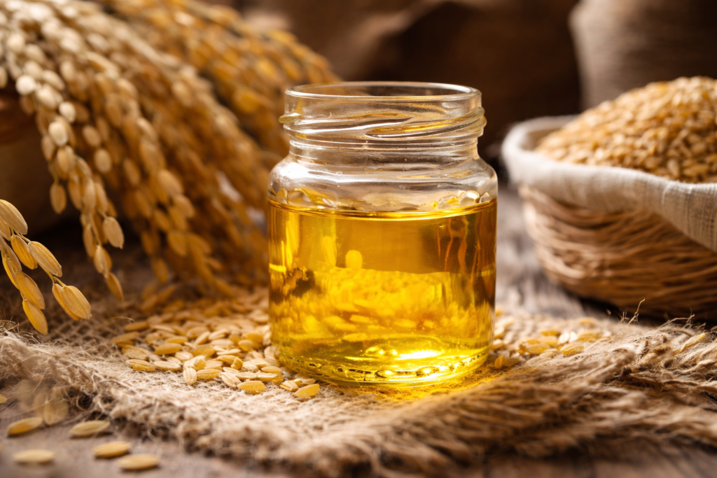 Pahank edible rice bran oil packaging