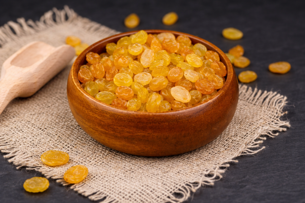 Pahank premium golden raisins quality