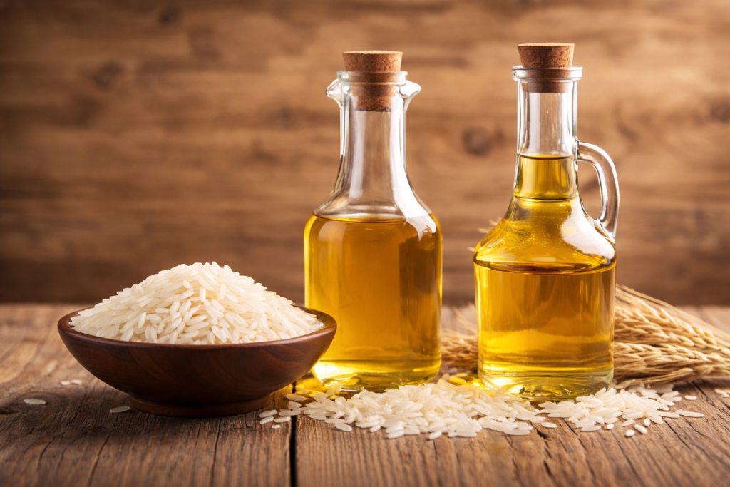 Pahank rice bran oil cooking use