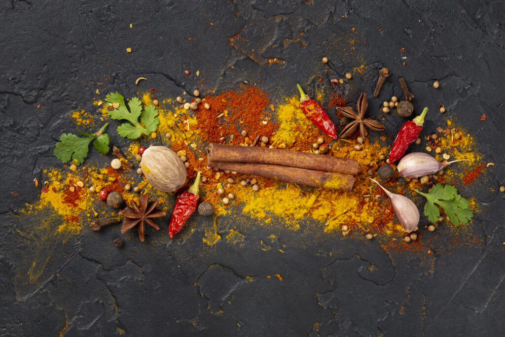 Aromatic garam masala spice blend