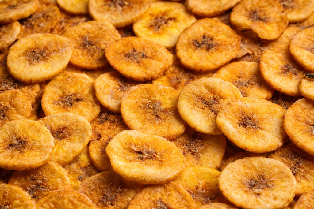 Pahank banana slices for snacks